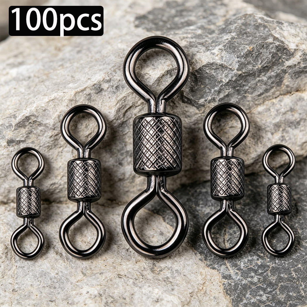 Fishing Rod Case - 100개/박스 낚시용 스위벨 1 # -14