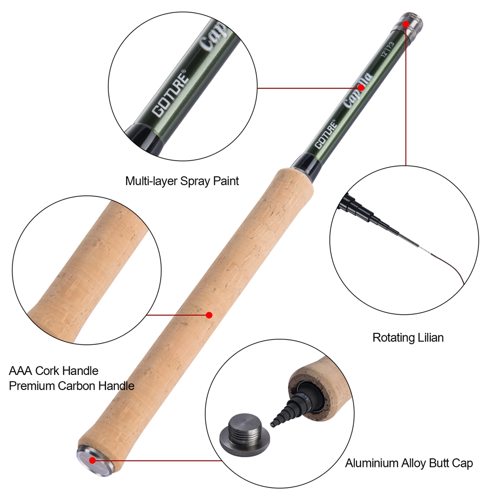 Goture Tenkara 플라이 낚싯대 콤보 3.6m - Fishing Rod Fly 리뷰 및 가격