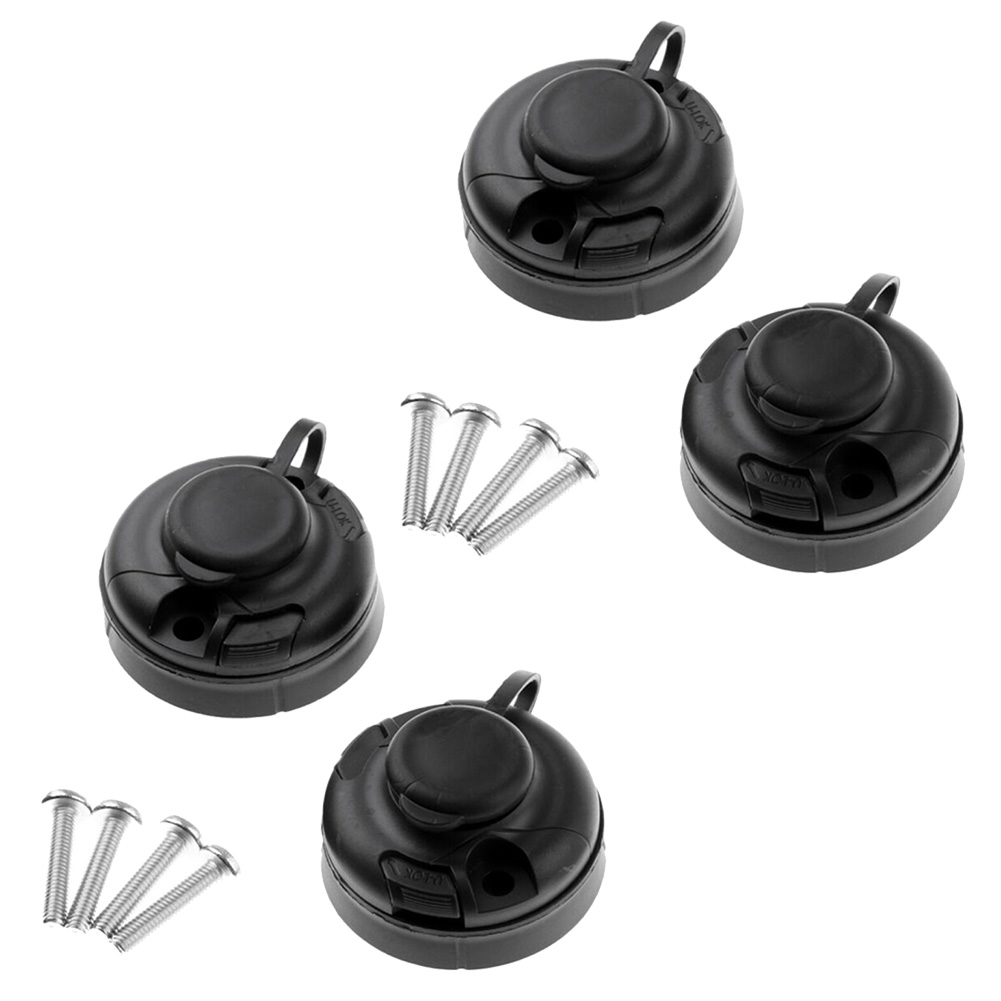 4Pcs 블랙 ABS 낚싯대 홀더 마운트 베이스(카약  - Fishing Rod Boat 리뷰 및 가격